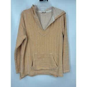 Faherty Sunshine Yellow Hoodie Size L